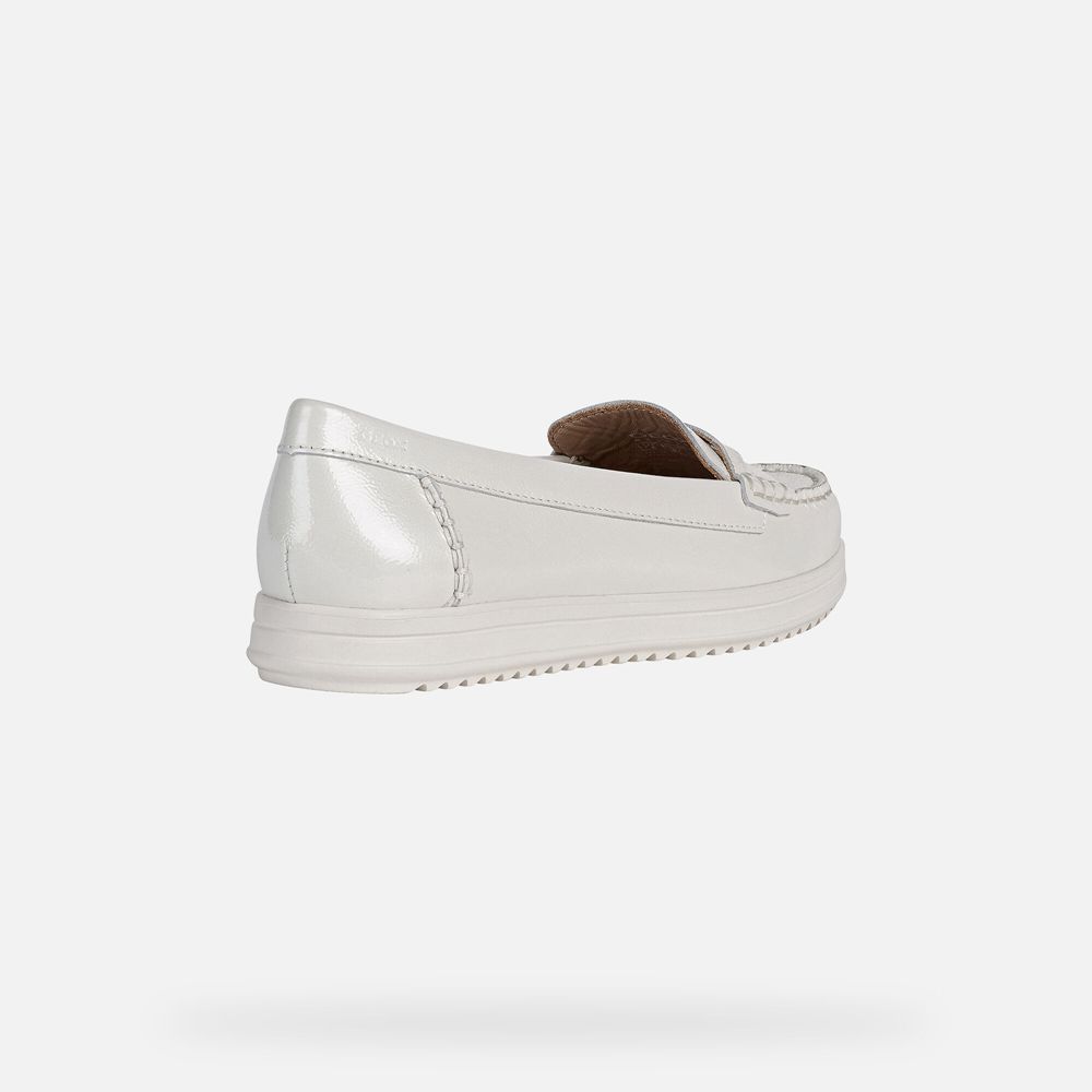 Mocassin Geox Genova - Blanche - Femme 352480-RHG